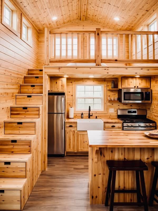 Tiny house ve bungalov konsept görseli 29